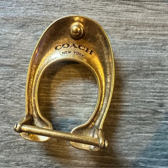 Coach Reversible Turquoise Belt Quiet Luxary 
Size 34 - Picture 4 of 5